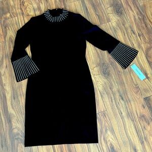 Ladies Calvin Klein black fall dress